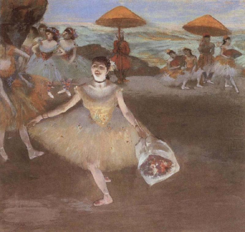 Edgar Degas Dancer with Bouquet